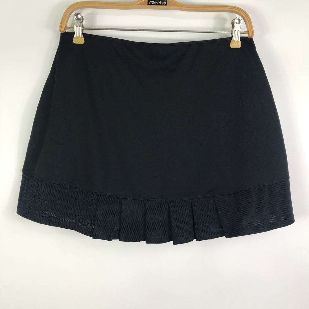 K-Swiss Black Active Skirt w/ Built-in Shorts Sz M - Picture 7 of 8